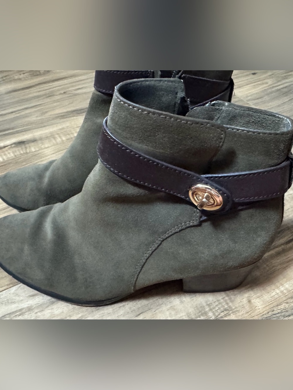Coach suede boots 6.5